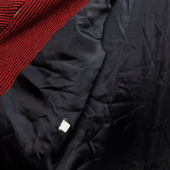 VTG Pauline Trigere Wool Old Money Vintage Longline Double Breasted Peacoat - Picture 13 of 14